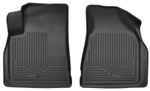 GMC Acadia Floor Mats - Front - Husky Liners - Weatherbeater - Black - `07-`14